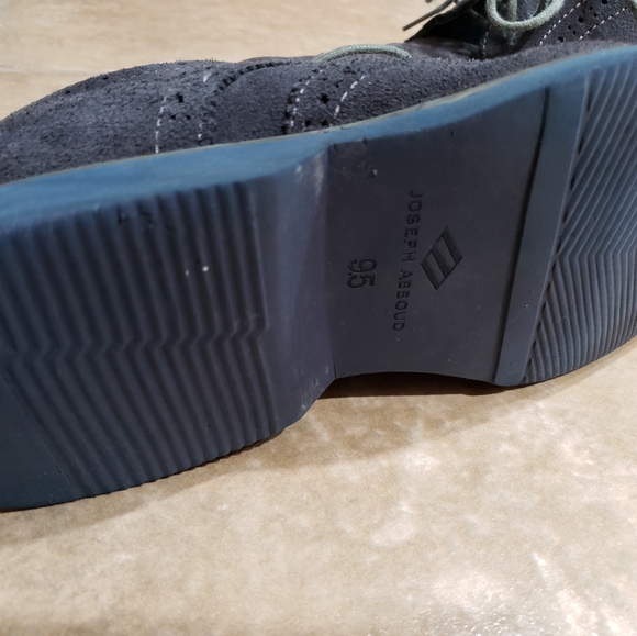 Joseph Abboud grey/blue Wingtips - Picture 4 of 7